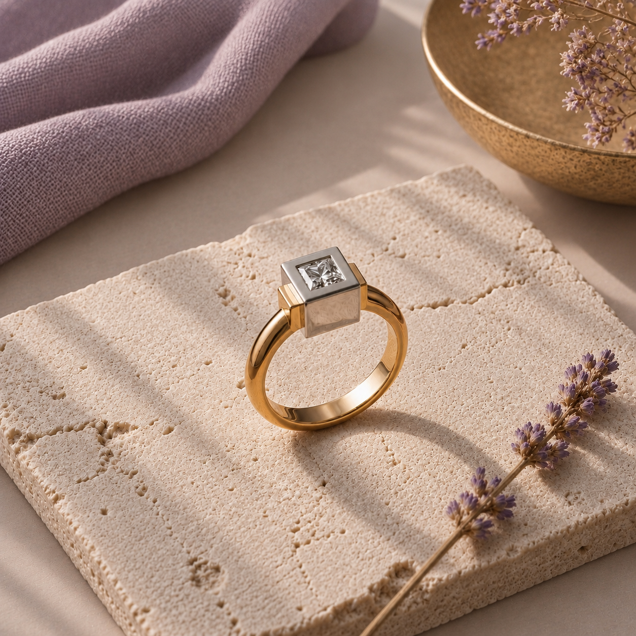 Anillo puesto